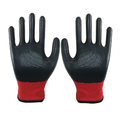 13gauge nylon hand safety gloves work nitrile foam coated glove